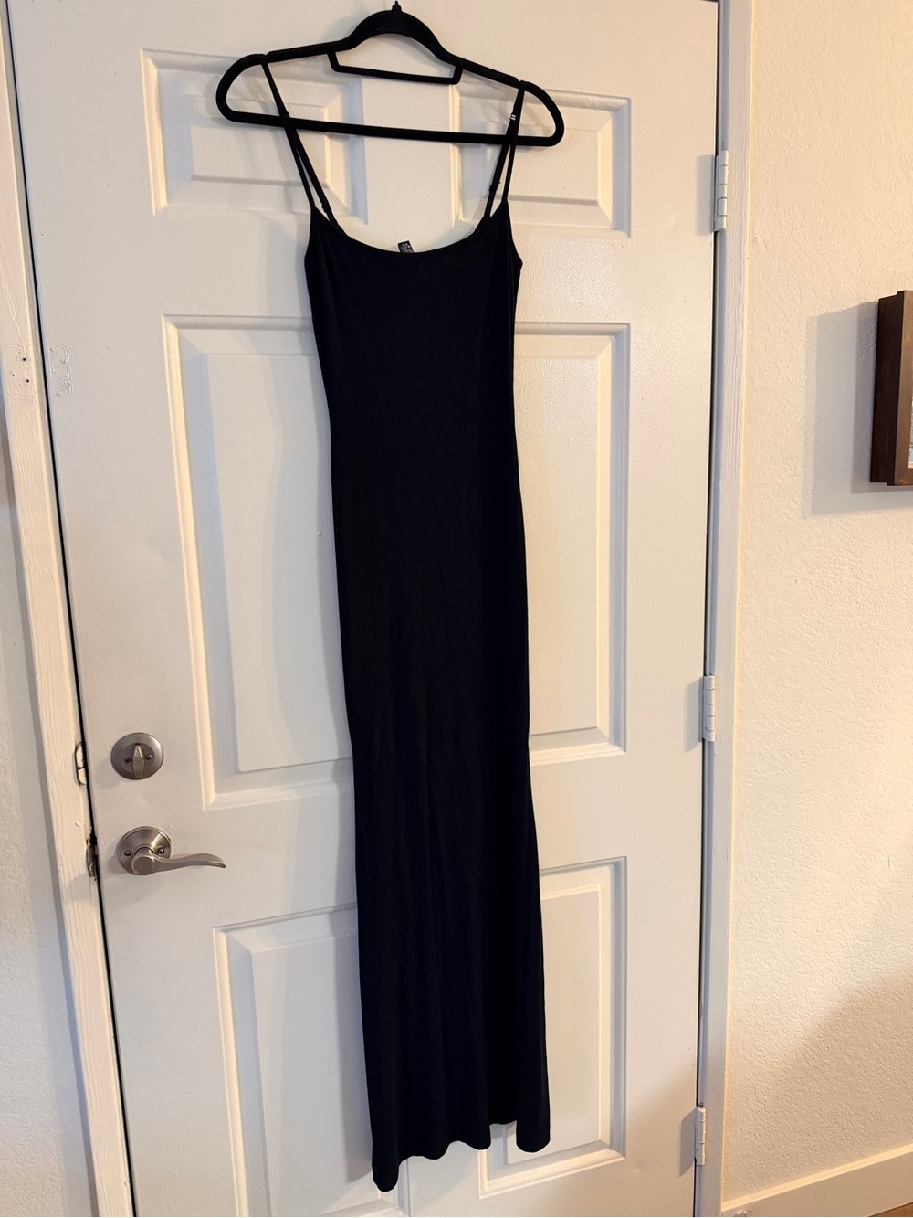 Skims Classic Black Slip Maxi Dress - Women's